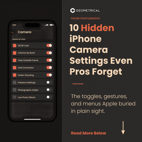 10 Hidden iPhone Camera Settings Even Pros Forget