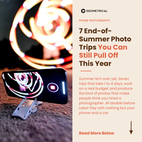 7 End-of-Summer Photo Trips You Can Still Pull Off This Year