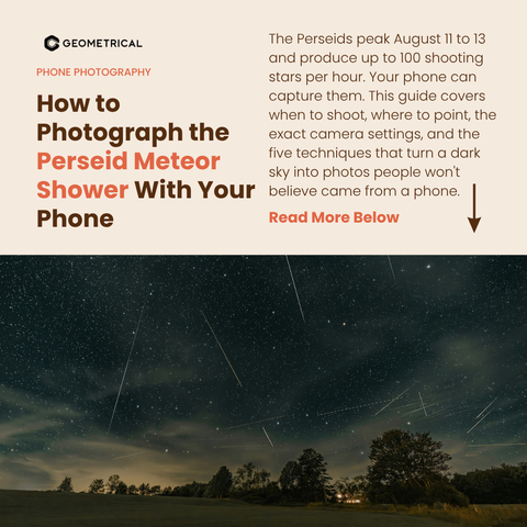 How to Photograph the Perseid Meteor Shower With Your Phone