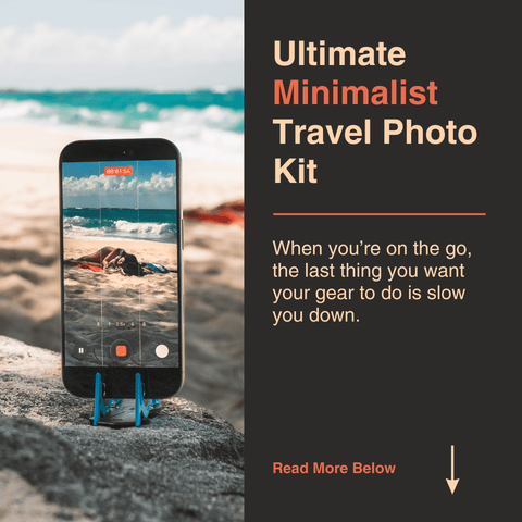 The Ultimate Minimalist Travel Photography Kit - Geometrical Pocket Tripod