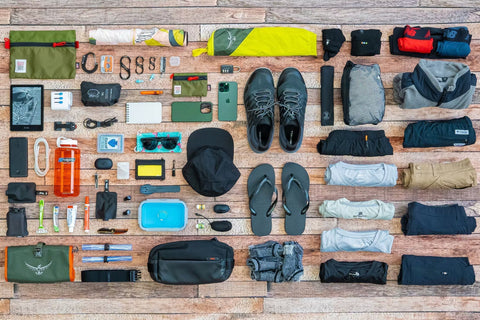 EDC gear for a backpacking trip