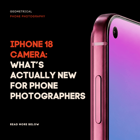 iPhone 18 Camera: Variable Aperture, Specs & Upgrade Guide - Geometrical Pocket Tripod