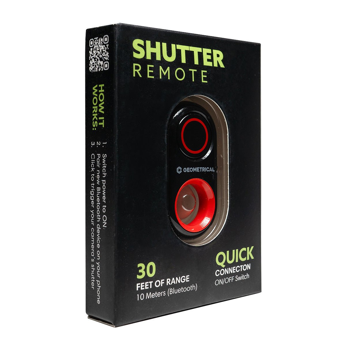 Bluetooth Shutter Remote – Geometrical Pocket Tripod