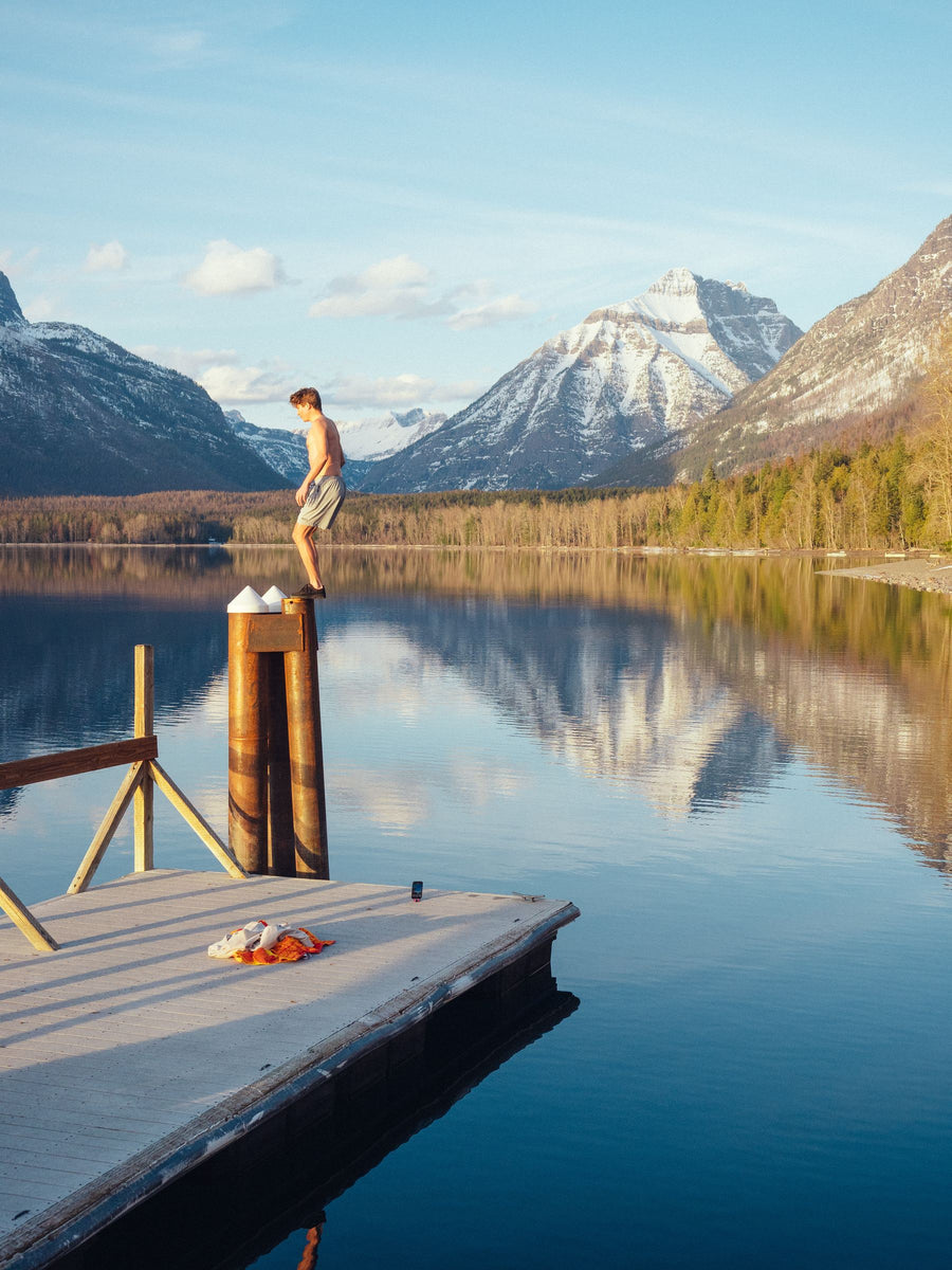 A jetty and still water