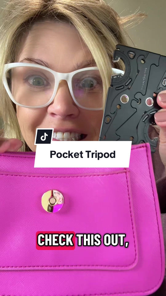 Pocket Tripod review posted on TikTok by @clingychloee