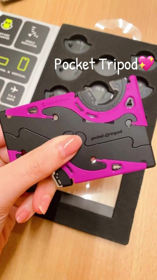 Pocket Tripod review posted on TikTok by @lusichrnee