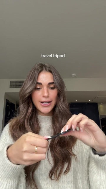 Pocket Tripod review posted on TikTok by @meganhomme