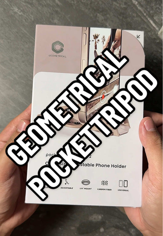 Pocket Tripod review posted on TikTok by @raedclips